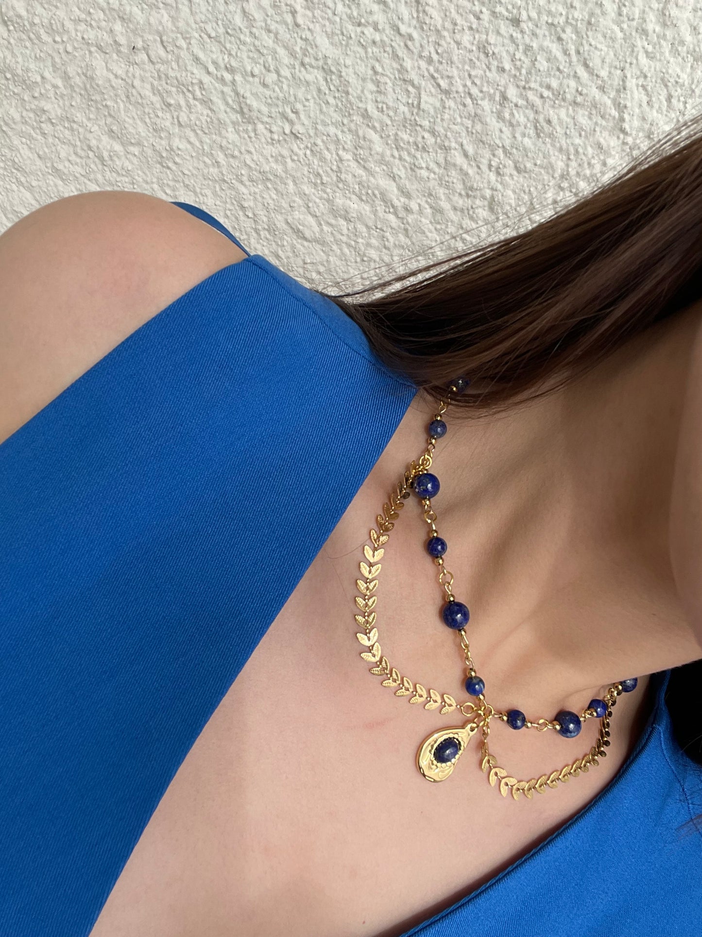 Parure « Étoile de Minuit » Lapis-lazuli
