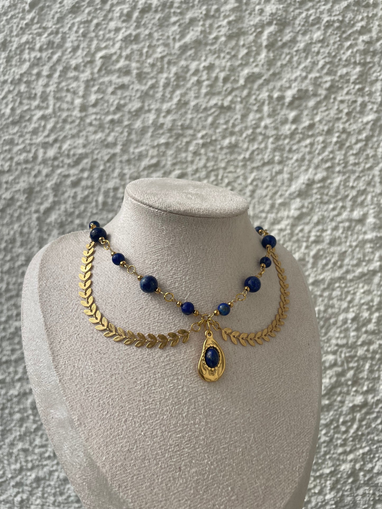 Parure « Étoile de Minuit » Lapis-lazuli