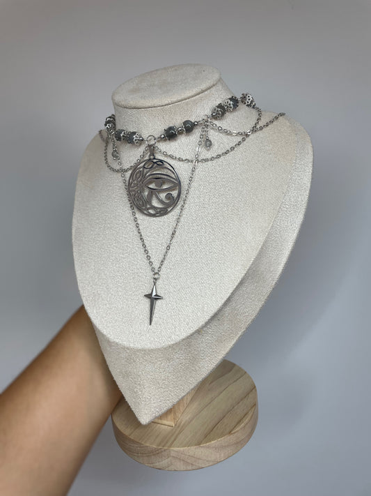 Collier « Voile de Nout » - Labradorite