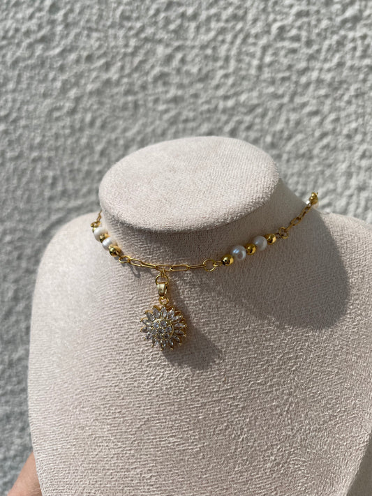 Collier « Soléna » Perles d’eau douce