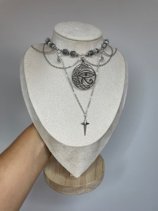 Collier « Voile de Nout » - Labradorite