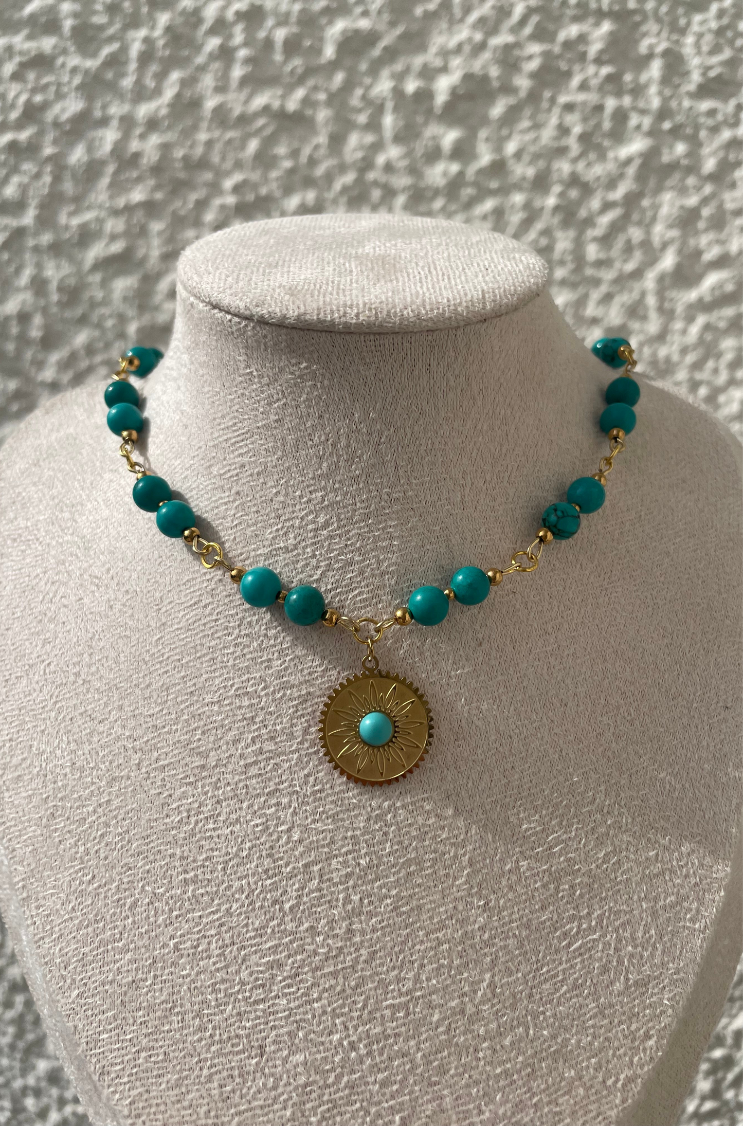 Collier « Soleil du Sud » Turquoise de Chine