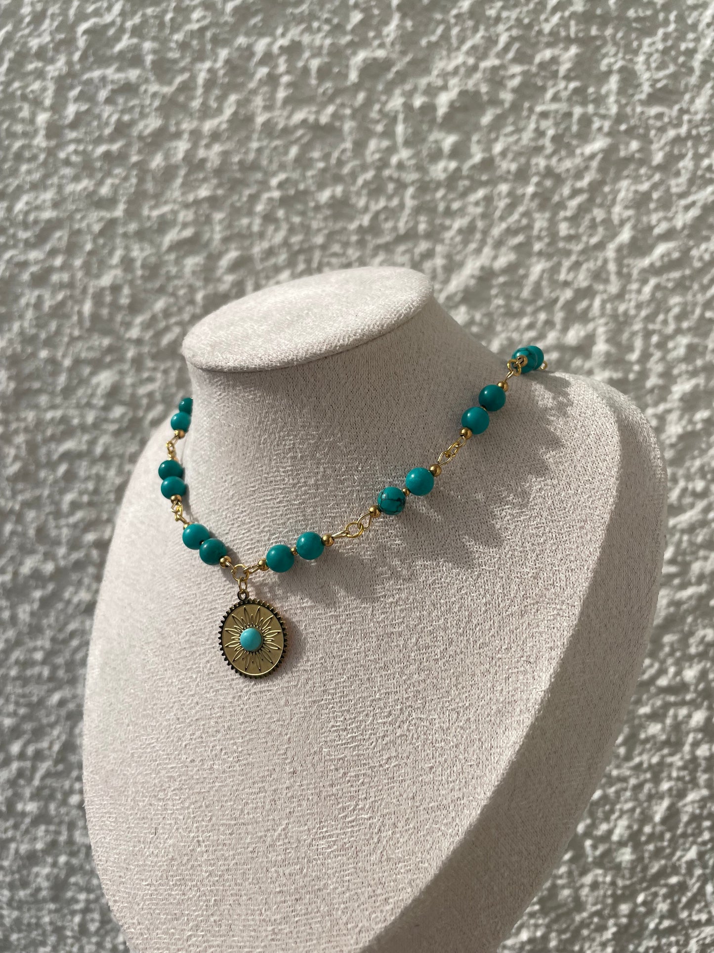 Collier « Soleil du Sud » Turquoise de Chine
